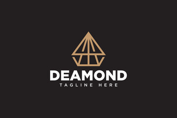 diamond and letter R M logo design for fashion and jewelery business