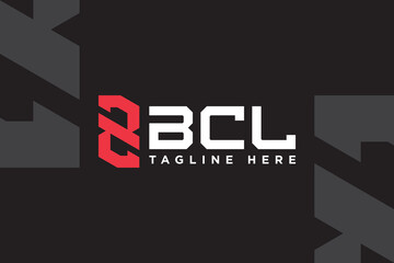 letter B and B C L modern logo design for construction and property company
