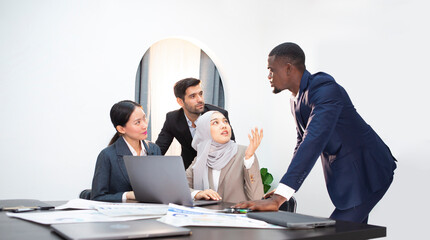 Executives are meeting to plan marketing activities.