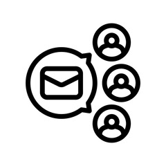 email line icon