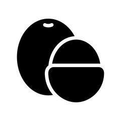 lychee glyph icon