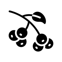 berries glyph icon