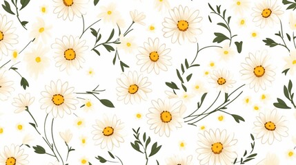 seamless floral pattern generated by AI