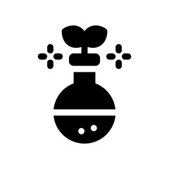 flask glyph icon
