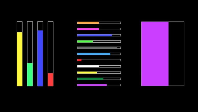 loading bar animation different colors. 10 Seconds