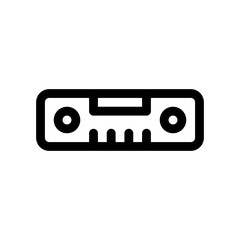 spirit level line icon