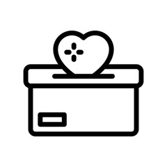 donation line icon