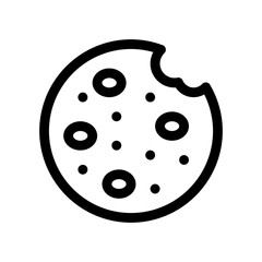 biscuit line icon