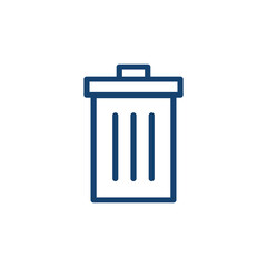 Trash Icon Vector Design template