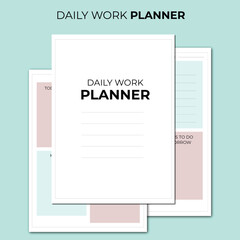 Daily work planner