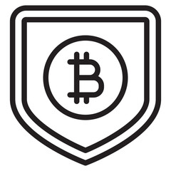 Obraz premium safety bitcoin