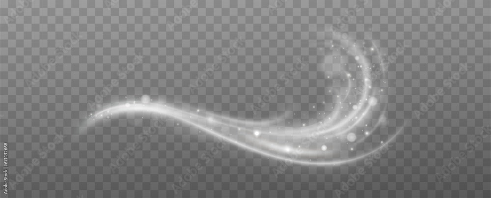 Aufkleber texture of cold winter wind. holiday vector snowstorm. christmas cold snowstorm effect.light effect.