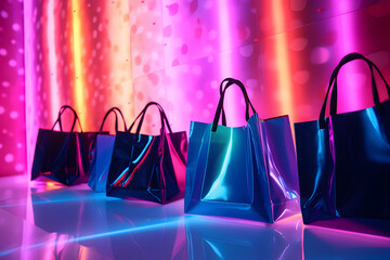 Cyber Monday theme in Neon colors