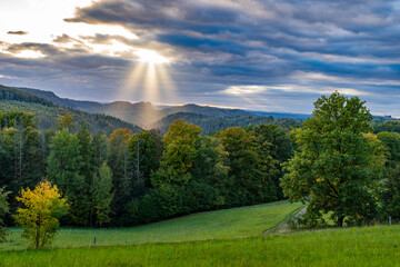 Zauberhafte Herbstlandschaft im Elbsandsteingebirge 1