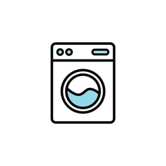Washer Icon Vector Design Template
