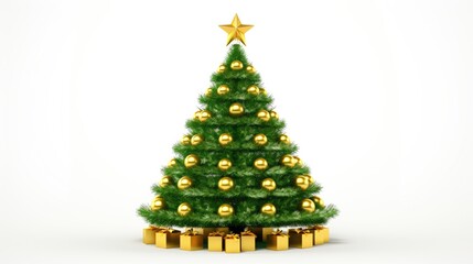 Christmas tree. winter season. Christmas and New Year holiday background