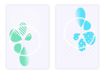 simple abstract drawings. Modern abstract covers set, minimal design for postcard