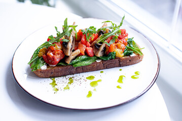 Panini on White Background