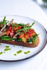 Panini on White Background