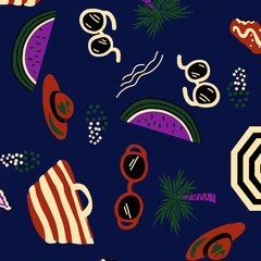 floral abstract pattern suitable for textile and printing needs