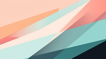 Obraz premium A colorful background with pale color wavy design.