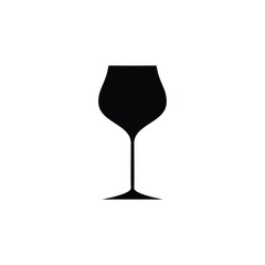Wine Glass Icon Vector Design template