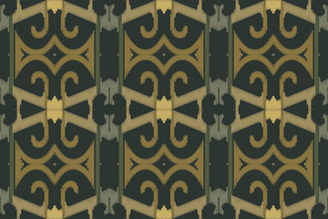 Motif Ikat Paisley Embroidery Background. Ikat Patterns Geometric Ethnic Oriental Pattern Traditional. Ikat Aztec Style Abstract Design for Print Texture,fabric,saree,sari,carpet.