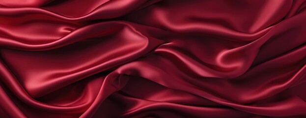 Fototapeta premium red silk material background