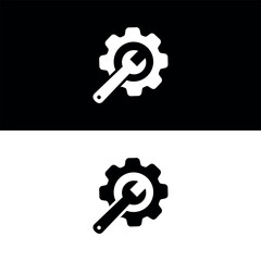 Wrench Icon Vector Design Template