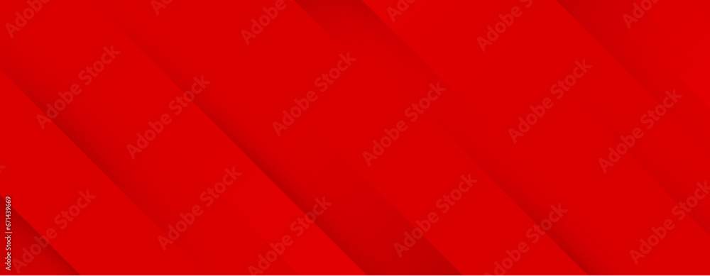 Poster abstract christmas background with paper layer on red background. illustration horizontal template b
