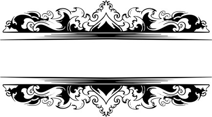 vintage frame mandala ornament line design vector format