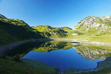 Formarinsee, a lake in the Austrian Alps