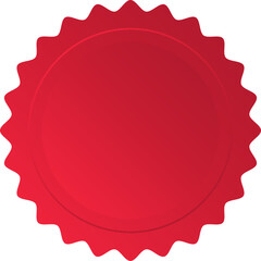 red label badge sticker