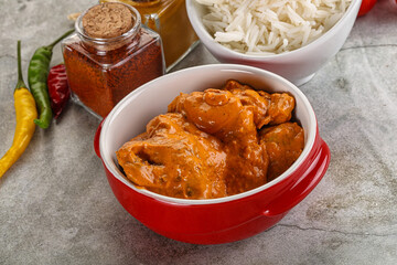 Indian cuisine - chicken butter masala