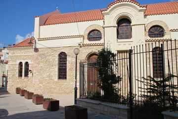 orthodox church (holy trinity) in heraklion in crete in greece 