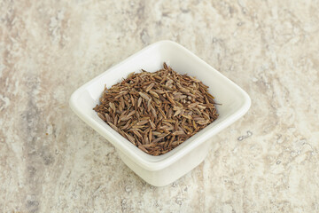 Zira seeds in the bowl