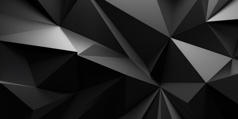 Obraz premium Black Geometric Wallpaper Background Created Using Artificial Intelligence