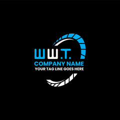 WWT letter logo vector design, WWT simple and modern logo. WWT luxurious alphabet design  