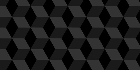 Abstract black and gray grid geometrics patterns square style minimal blank cubic. Geometric pattern illustration tile with mosaic, square and triangle wallpaper.	
