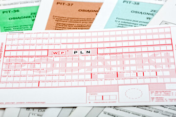 Polish tax form dokuments