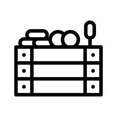 Harvest shop icon. Agriculture icon