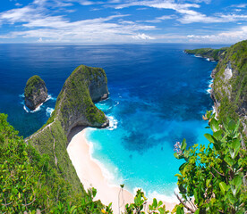 Beautiful sea  bali island  indonesia
