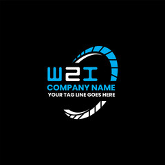 WZI letter logo vector design, WZI simple and modern logo. WZI luxurious alphabet design   - obrazy, fototapety, plakaty