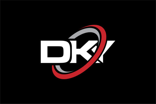 DKY creative letter logo design vector icon illustration