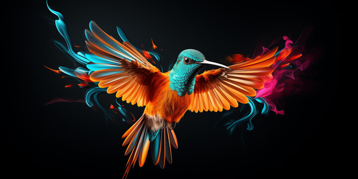 Bright and colorful animal poster.