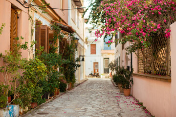 Fototapeta na wymiar Cute Streets of Preveza, Greece