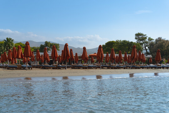 Greek paid beach on the outskirts of Athens.