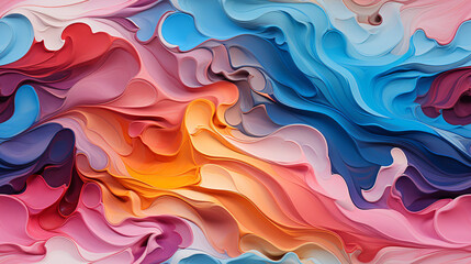 Obraz premium Abstract, colorful background. Paint spatter in 3D.