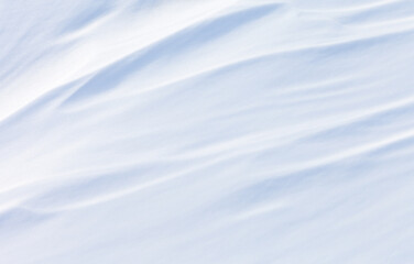 Abstract natural winter snow texture of frozen Baikal Lake in cold day. White background of snowy...