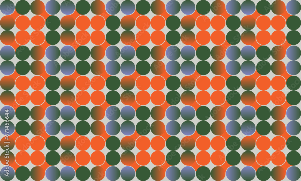 Aufkleber minimal art graphic pattern design aesthetics made with abstract vector geometric shapes